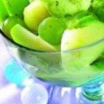 Dondurmalı Yeşil Meyve Salatası